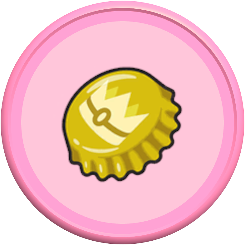 Golden Bottle Cap