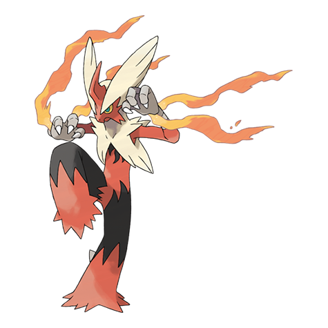 Pokémon #257-m1 - Blaziken