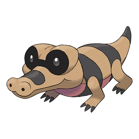 Pokémon #551 - Sandile