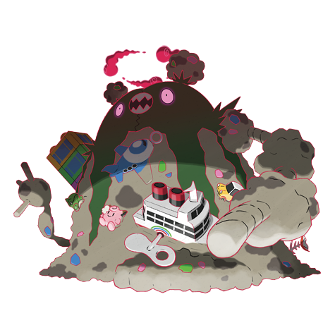 Pokémon #569-g1 - Garbodor