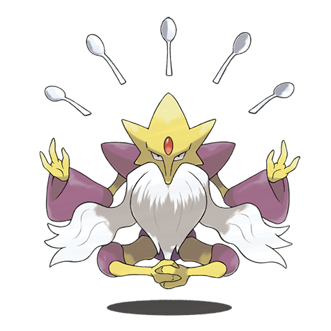 Pokémon #65-m1 - Alakazam