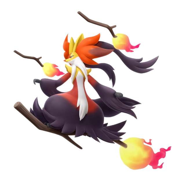 Pokémon #655-m1 - Delphox