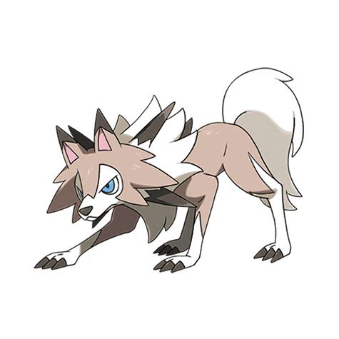 Pokémon #745-f1 - Lycanroc
